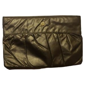 Vintage Black Letisse Clutch/Handbag/Purse Clean